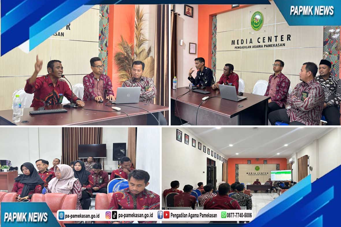 Pengadilan Agama Pamekasan laksanakan DDTK Terkait BAS dan APS Badilag Dalam Upaya Peningkatan Capaian Kinerja Penyelesaian Perkara